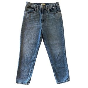 Madewell mom jeans.